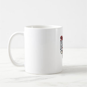 Mug Pas aujourd'hui génisse drôle vache vintage vecteu