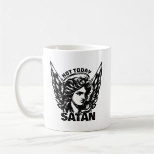 Mug Pas aujourd'hui satan Arc Angel Michael