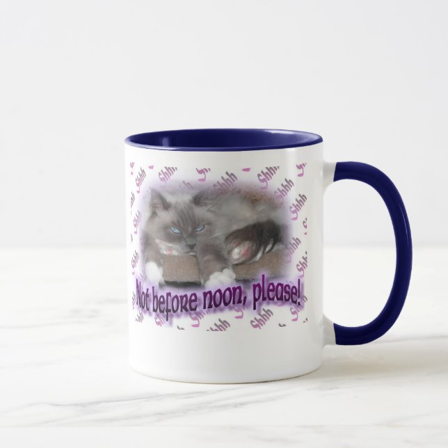 Mug Pas avant midi (dans le pourpre) (Droite)