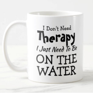 Mug Pas besoin de thérapie juste sur l'eau Anniversair
