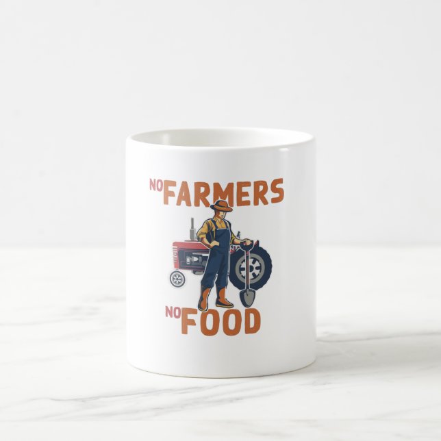 Mug Pas d'agriculteurs ni de nourriture (Centre)