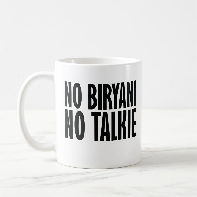 Mug Pas de Biryani pas de Talkie (Gauche)