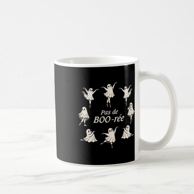 Mug Pas De Boo-rée Funny Ballet Éffrayant Fantômes Dan (Droite)