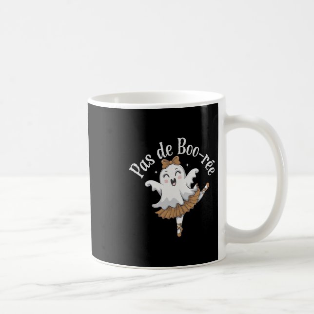 Mug Pas De Boo-rée Funny Ballet Ghosts Danse Halloween (Droite)