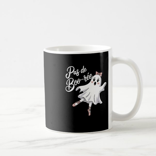 Mug Pas De Boo-rée Funny Ballet Ghosts Danse Halloween (Droite)