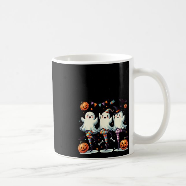 Mug Pas De Boo-rée Funny Ballet Ghosts Danse Halloween (Droite)