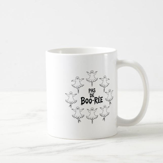 Mug Pas De Boo-rée Funny Ballet Ghosts Danse Halloween (Droite)