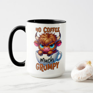 Mug Pas de café beaucoup grincheux