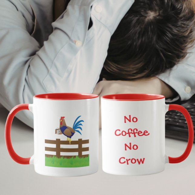 Mug Pas de café, pas de coq (Créateur téléchargé)