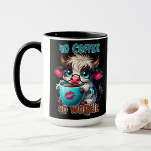 Mug Pas de café, pas de travail