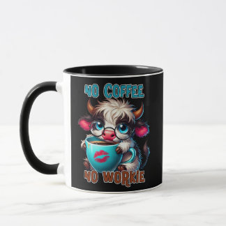 Mug Pas de café, pas de travail