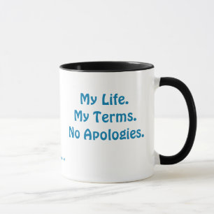 Mug Pas de collection d'excuses de MDillon Designs