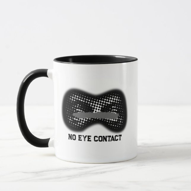 Mug Pas de contact visuel pour l'autiste non repentant (Gauche)