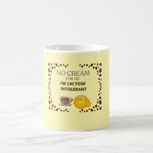 Mug PAS DE CRÈME POUR MOI Amateur de café drôle 330 ML