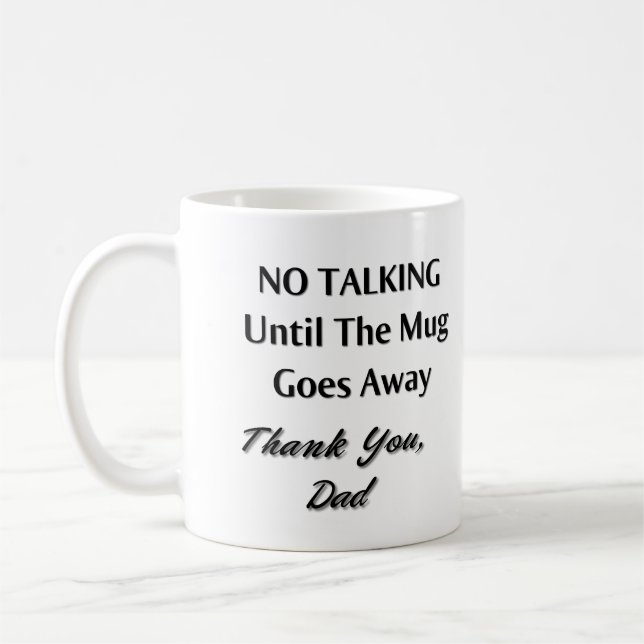Mug Pas de discussion (Gauche)