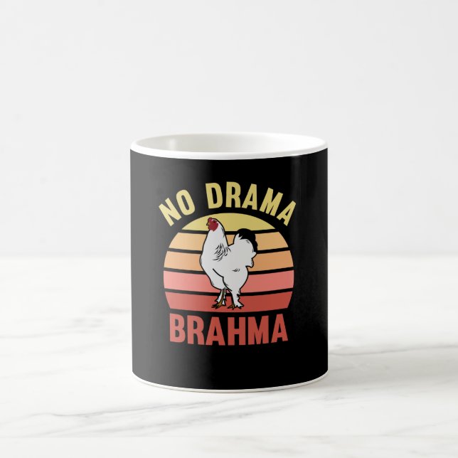 Mug Pas de drame Chicken Chickens Rooster à Brahma (Centre)