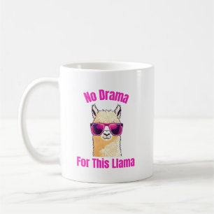 Mug Pas de drame pour cette Llama - Drôle Llama