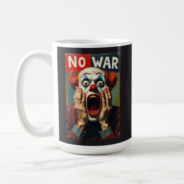 Mug Pas de guerre contre l'Iran Paix  (Gauche)