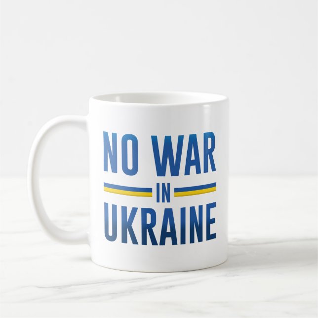 Mug Pas De Guerre En Ukraine (Gauche)