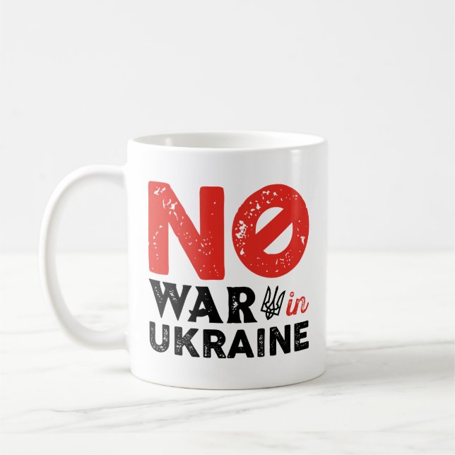 Mug Pas de guerre en Ukraine (Gauche)