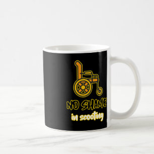 Mug pas de honte en scooter personne avec handicap fau