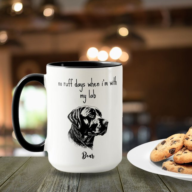 Mug Pas de Jours de Mauvaise Humeur Avec Mon Lab (Créateur téléchargé)