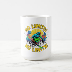 Mug Pas De Limites Ski Coloré