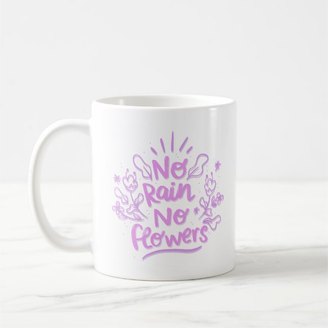 Mug pas de pluie pas de fleurs (Gauche)