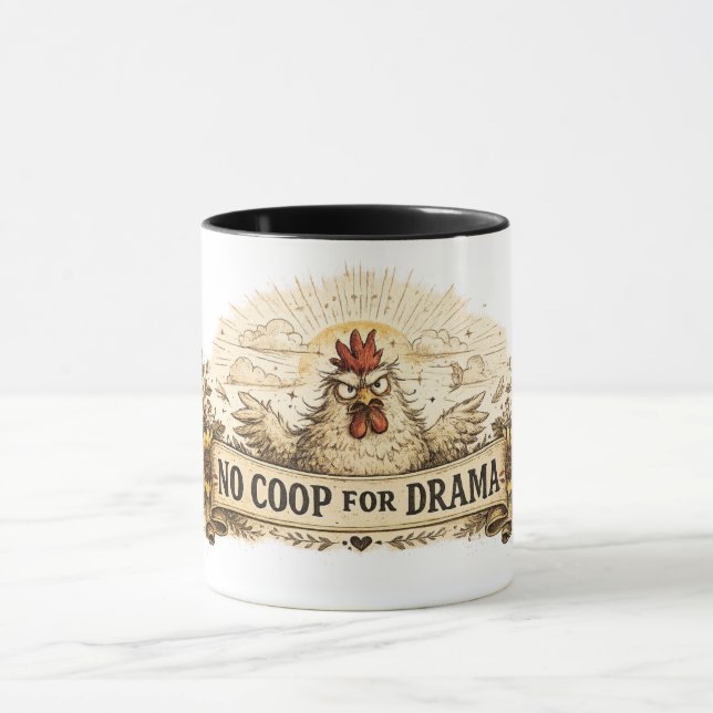 MUG PAS DE POULAILLER POUR LE DRAME (Centre)