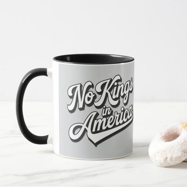 Mug Pas de rois en Amérique (Avec donut)