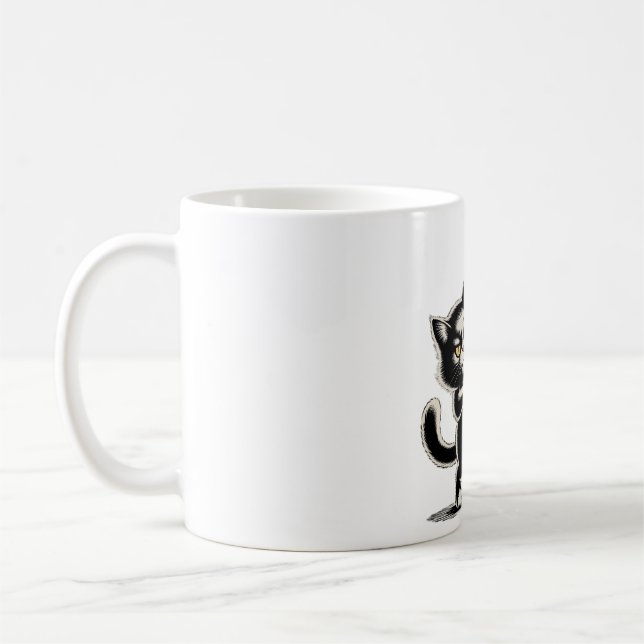 Mug Pas de rois en Amérique Colère de chat (Gauche)