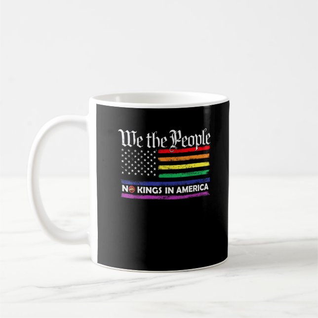 Mug Pas de rois en Amérique Création de design créatif (Gauche)