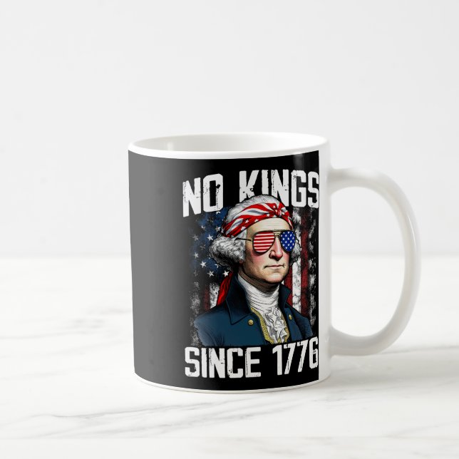 Mug Pas de rois en Amérique depuis 1776 Drapeau améric (Droite)