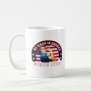 Mug Pas de rois en Amérique depuis 1776 Drapeau USA Sa
