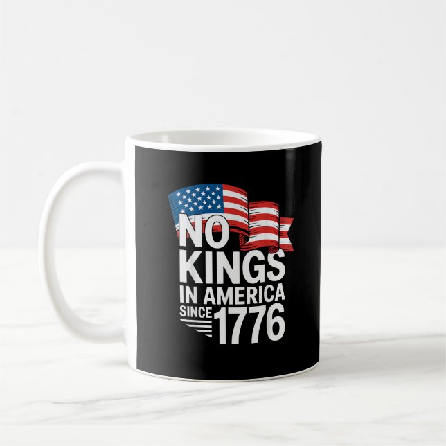 Mug Pas de rois en Amérique depuis 1776 Protestation C (Gauche)