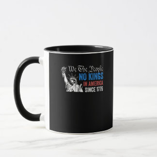 Mug Pas de rois en Amérique depuis 1776 Rétro Classiqu