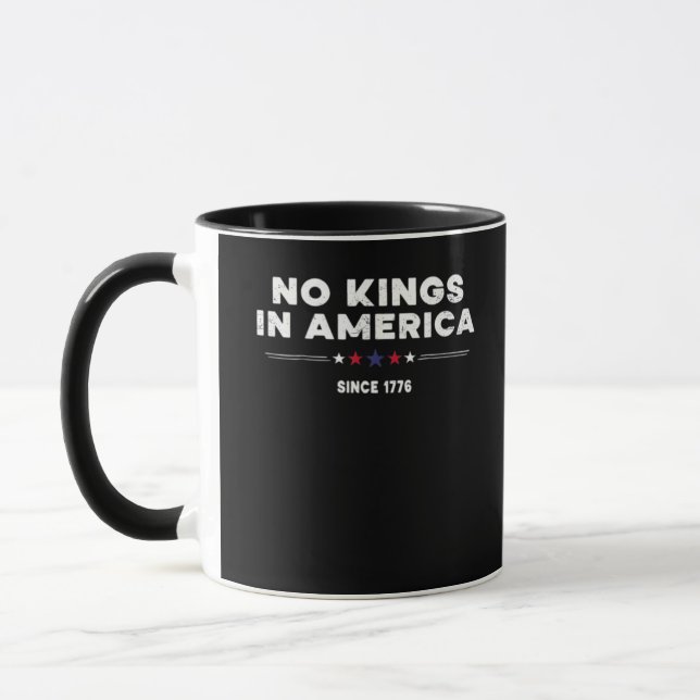 Mug Pas de rois en Amérique Doge Graphique Classique T (Gauche)