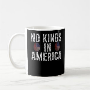 Mug Pas de rois en Amérique Drapeau américain Empreint