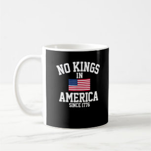 Mug Pas de rois en Amérique Drapeau USA Rétro Style Co