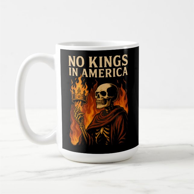 Mug Pas de rois en Amérique Feu  (Gauche)