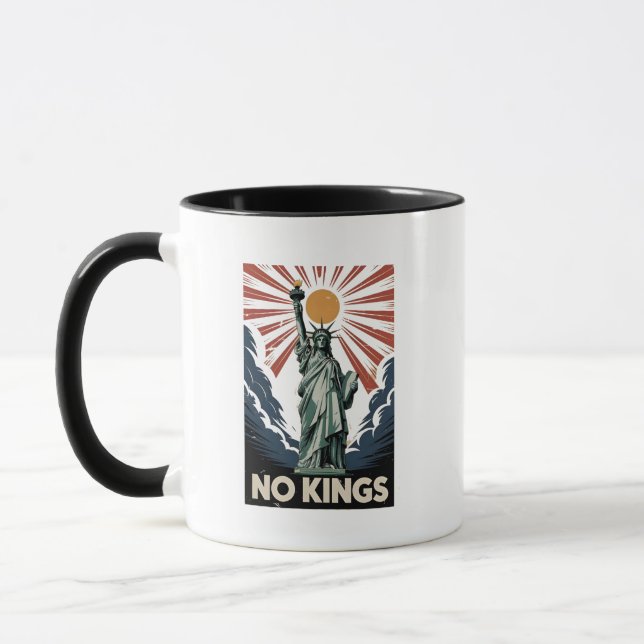 Mug Pas de rois en Amérique Liberity Status USA Démocr (Gauche)