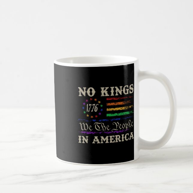 Mug Pas De Rois En Amérique Nous Le Peuple Hommes Poli (Droite)