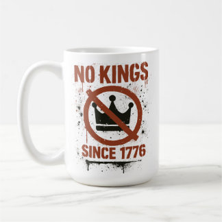 Mug Pas de rois en Amérique, pas de manifestation pour