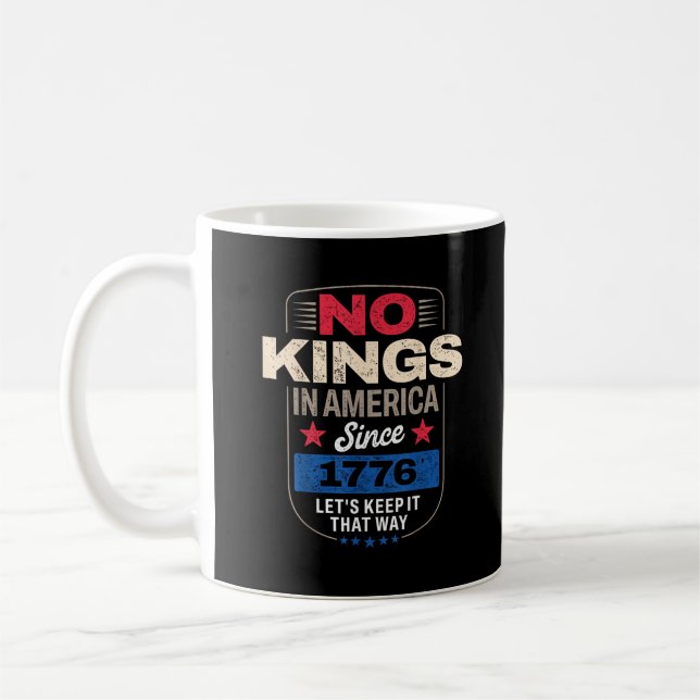 Mug Pas de rois en Amérique Retro Classic (Gauche)