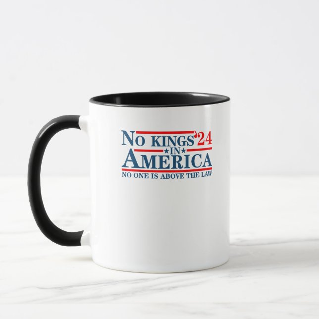 Mug Pas de rois en Amérique Rétro Classique (Gauche)
