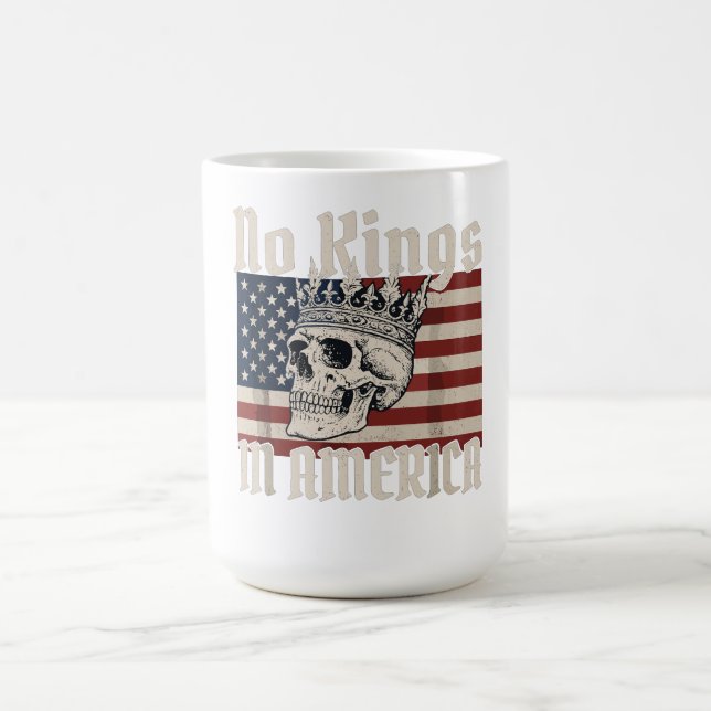 Mug pas de rois en amérique Skull drapeau américain (Centre)