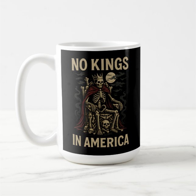 Mug Pas de rois en Amérique Squelette (Gauche)