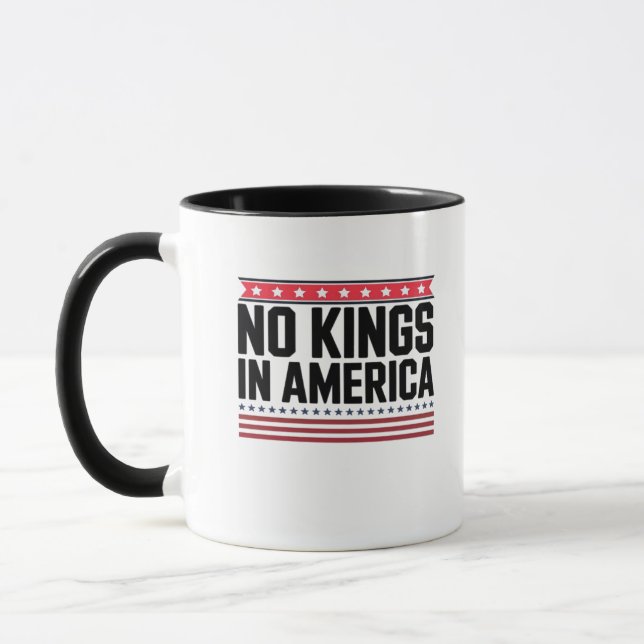 Mug Pas de rois en Amérique USA Design Gras (Gauche)