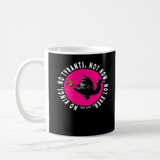 Mug Pas de rois, juste l'essentiel pour les chats (Gauche)
