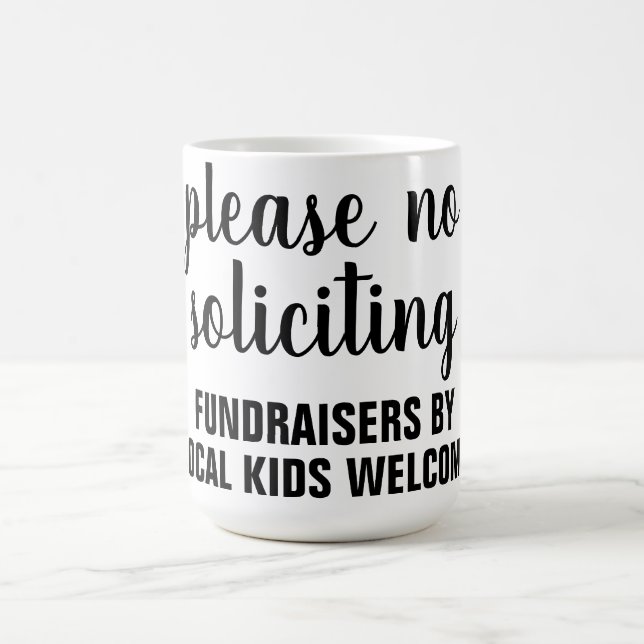 Mug pas de sollicitation pour des collectes de fonds p (Centre)